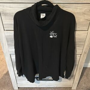 Pink oversized lightweight sweatshirt